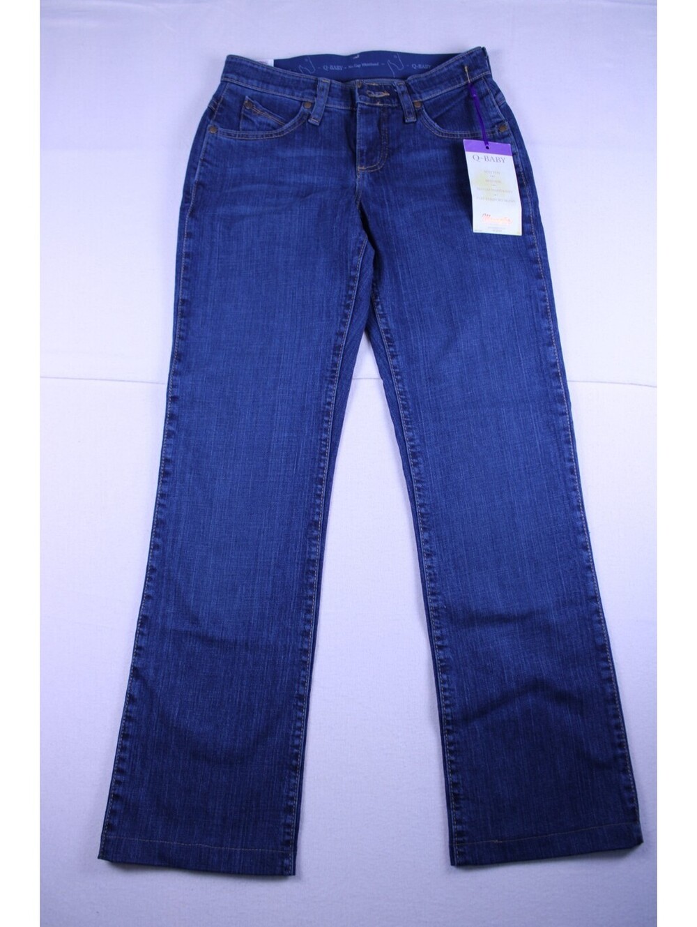 Wrangler Wmn’s Q-Baby Sz 0 x 30 Mid Rise Boot Cut Ultimate Riding Jean NWT